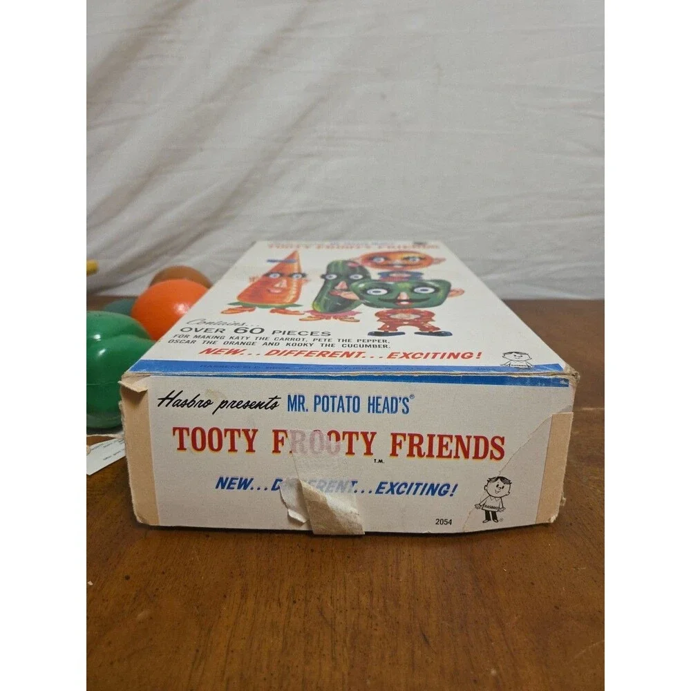 1960s Hasbro Mr Potato Heads Tooty Frooty Friends 50 Pieces in Original Box